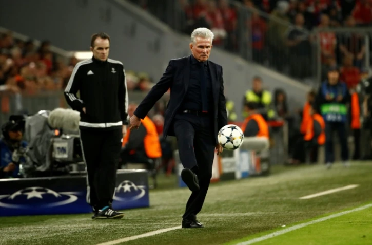 L'entraîneur allemand du Bayern, Jupp Heynckes, lors du quart de finale retour de la Ligue des champions face au Séville FC, à Munich, le 11 avril 2018