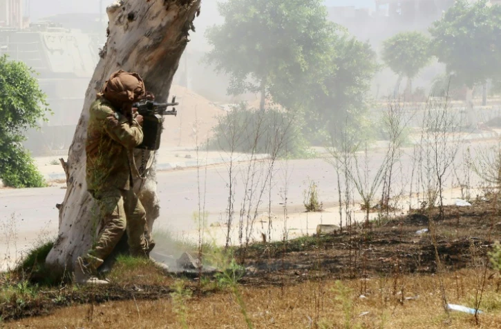 Un loyaliste libyen à Syrte, le 14 août 2016