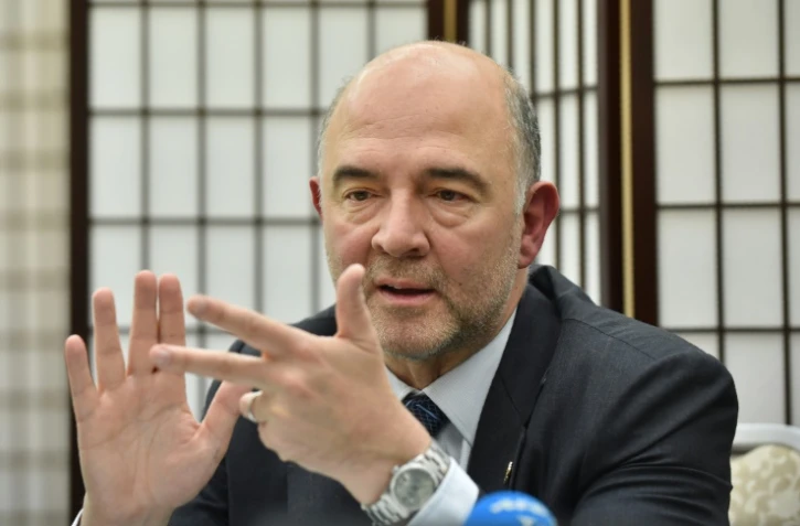 Le commissaire européen Pierre Moscovici à Sendai au Japon, le 20 mai 2016