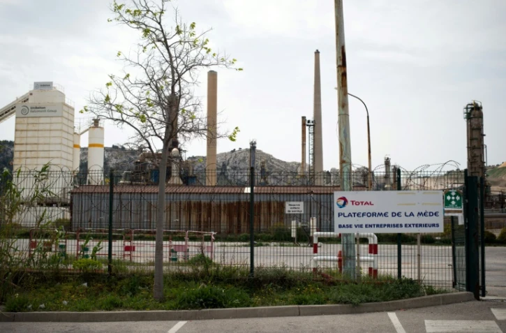 La raffinerie Total de La Mède, dans les Bouches-du-Rhône, le 16 avril 2015