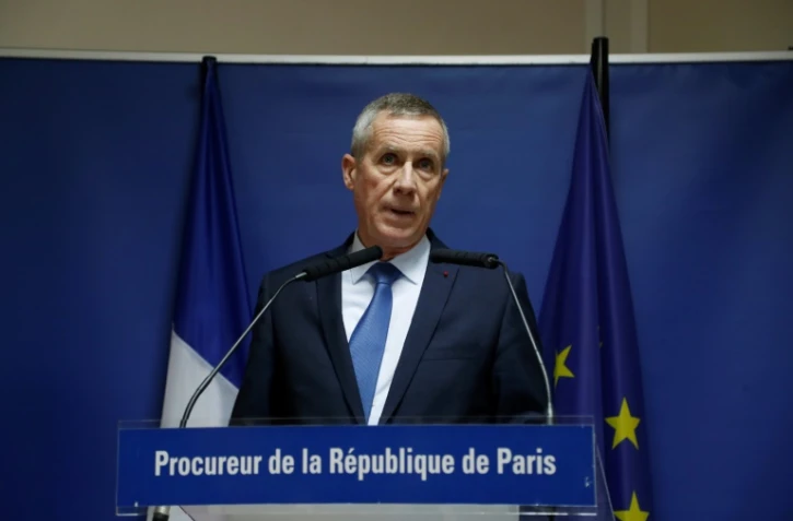 Le procureur de Paris François Molins lors d'une conférence de presse, le 26 mars 2018 à Paris