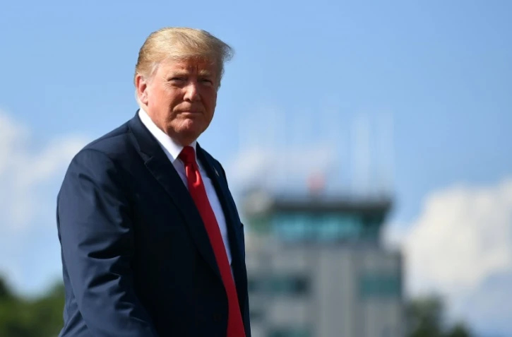 Le président américain Donald Trump à Morristown (New Jersey) le 4 août 2018