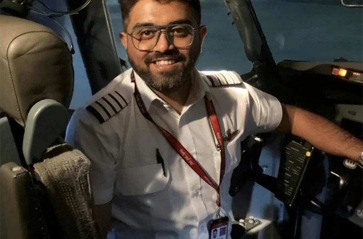 Photo du pilote indien Smit Machchhar mis à disposition par le ministère des affaires étrangères israélien le 30 septembre 2026