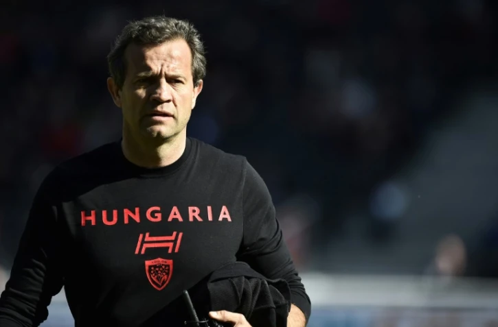 Le manager de Toulon Fabien Galthié lors d'un match contre le LOU, le 3 mars 2018 à Lyon 