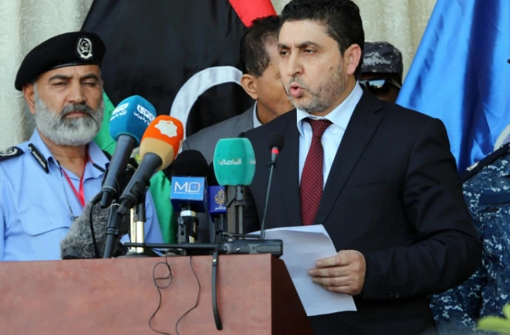 Le chef du gouvernement libyen non-reconnu basé à Tripoli, Khalifa Ghweil, le 8 juin 2015 à Tripoli