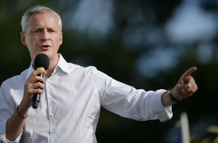Bruno Le Maire, candidat à la primaire de la droite, le 03 septembre 2016 à la Baule (Loire-Atlantique)