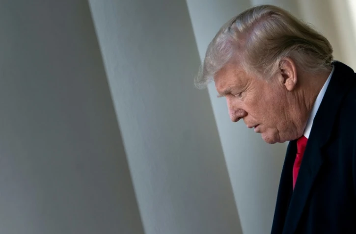 Le président des Etats-Unis Donald Trump a annoncé renoncer temporairement à son mur pour mettre fin au "shutdown", depuis la Maison Blanche le 25 janvier 2019