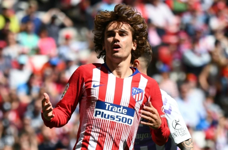 Antoine Griezmann, sous le maillot de l'Atletico Madrid, contre Valladolid au Wanda Metropolitano, le 27 avril 2019