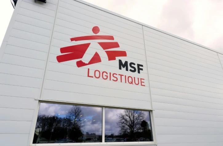 La plate-forme logistique de Médecins Sans Frontières le 13 mar 2015 à Mérignac