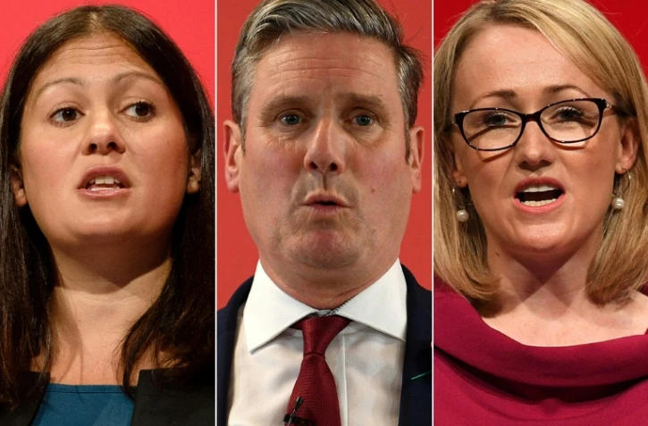 Les trois candidats à la présidence du Labour: Lisa Nandy, Keir Starmer et Rebecca Long-Bailey