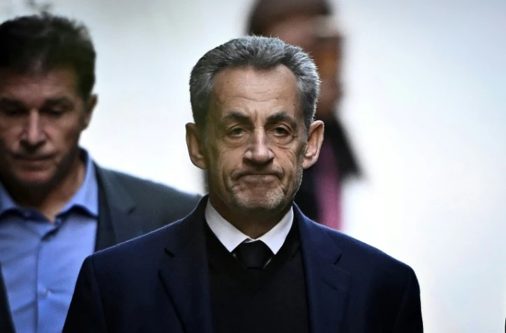 L'ex-président français, Nicolas Sarkozy, à Paris, le 21 octobre 2025