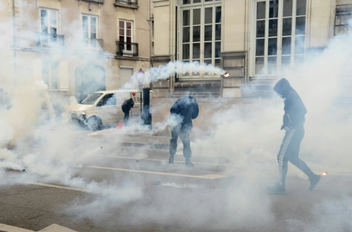 Manifestation à Nantes le 5 avril 2016, contre le projet de Loi travail