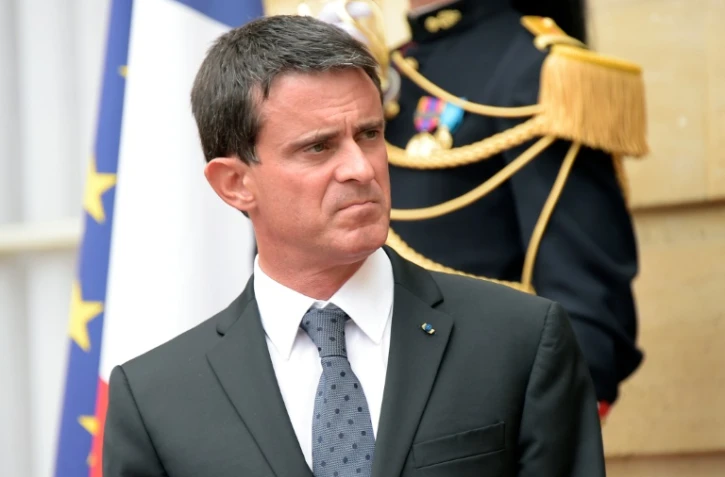 Le Premier ministre  Manuel Valls le 5 septembre 2016 à Matignon à Paris
