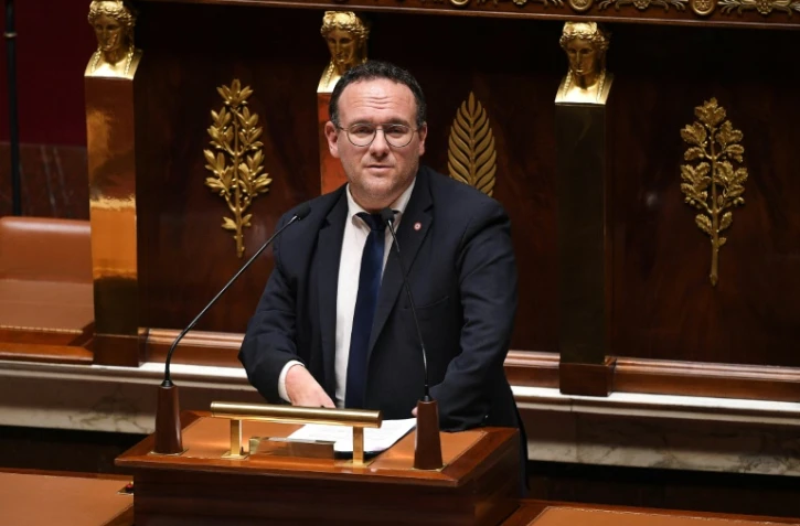 Damien Abad, président des députés LR à l'Assemblée Nationale, le 28 avril 2020 à Paris