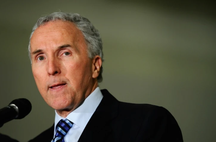 Frank McCourt, alors proprietaire des Los Angeles Dodgers, en 2011