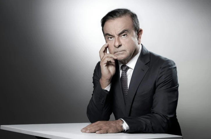 Carlos Ghosn le 12 septembre 2018 au siège de Renault à Boulogne-Billancourt.