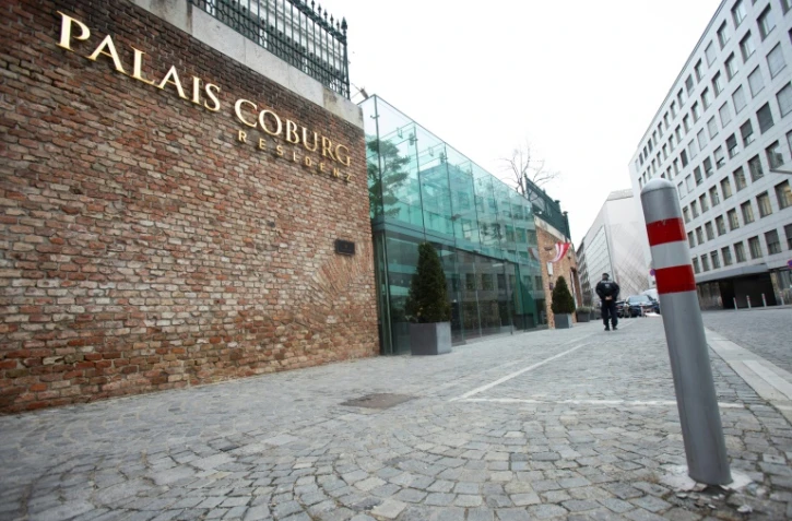 L'hôtel Palais Coburg à Vienne, lieu des pourparlers autour de l'accord sur le nucléaire iranien, le 27 décembre 2021