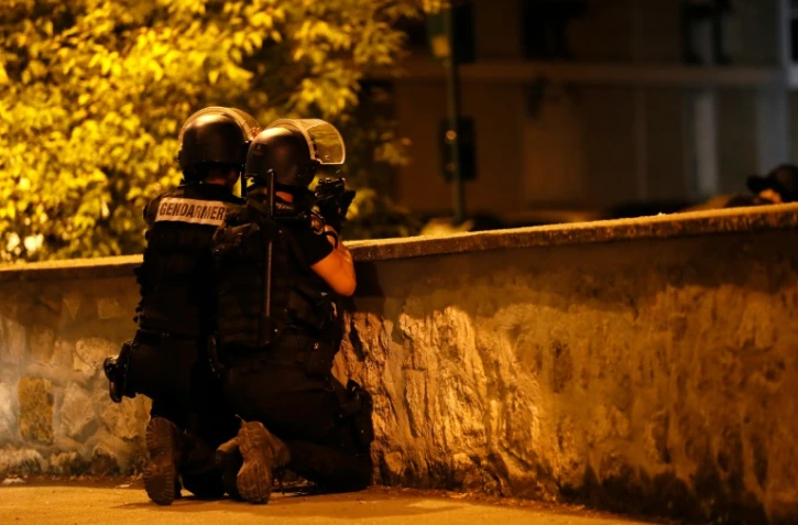 Des forces de sécurité déployées le 22 juillet 2016 à Beaumont-sur-Oise