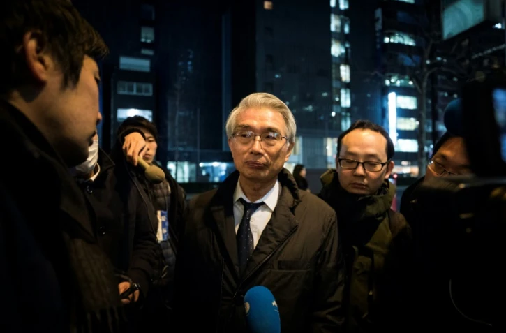 Junichiro Hironaka, l'avocat de Carlos Ghosn, le 13février 2019 à Tokyo