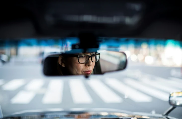 Kazuyo Saito, chauffeuse de taxi qui ne travaille plus de nuit pour éviter les agressions, le 17 novembre 2017 à Tokyo