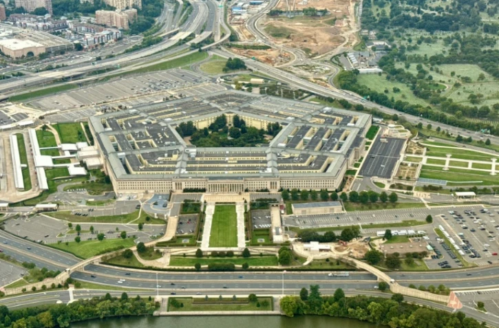 Vue aérienne du Pentagone, près de Washington, le 20 septembre 2025