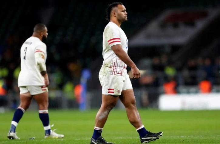 Le N.8 de l'Angleterre Billy Vunipola face Ă l'Afrique du Sud, le 26 novembre 2022 Ă Twickenham