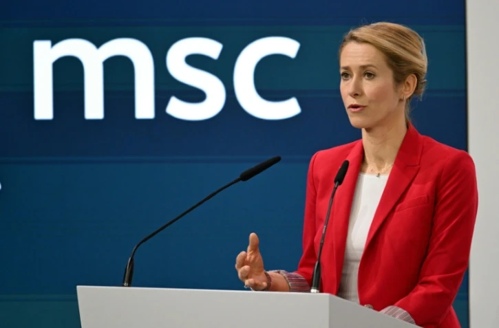 La cheffe de la diplomatie européenne, Kaja Kallas, le 15 février 2026 lors de la Conférence de Munich sur la sécurité