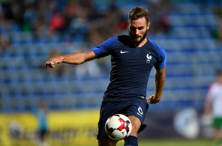 Le milieu de terrain français Lucas Tousourt lors des qualifications pour l'Euro Espoirs face à la Bulgarie le 7 septembre 2018