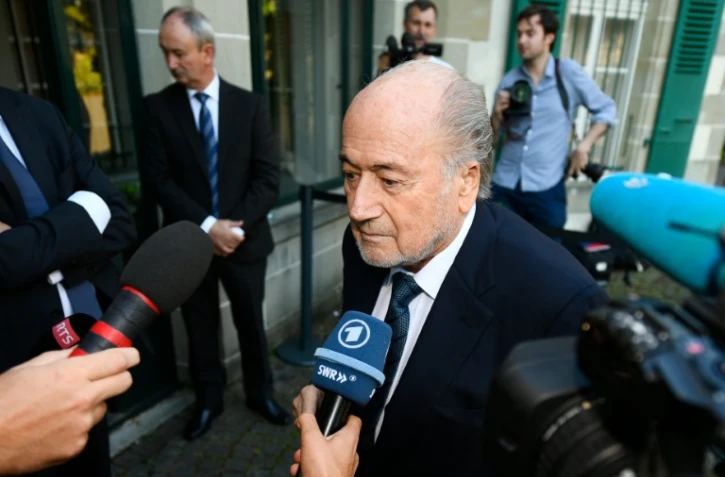 L'ex-patron de la Fifa Sepp Blatter, à son arrivée au siège du TAS, le 25 août 2016