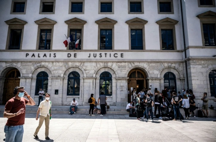Palais de justice de Valence, le 10 juin 2021 