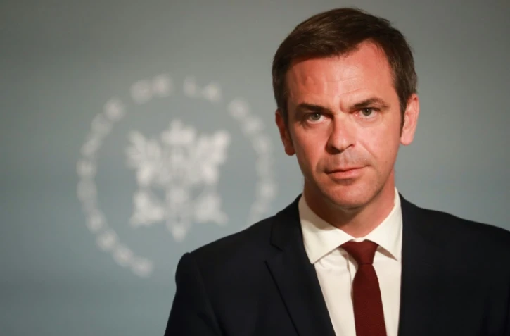 Olivier Véran, le ministre de la Santé lors d'un point de presse à l'Elysée, le 27 mai 2020
