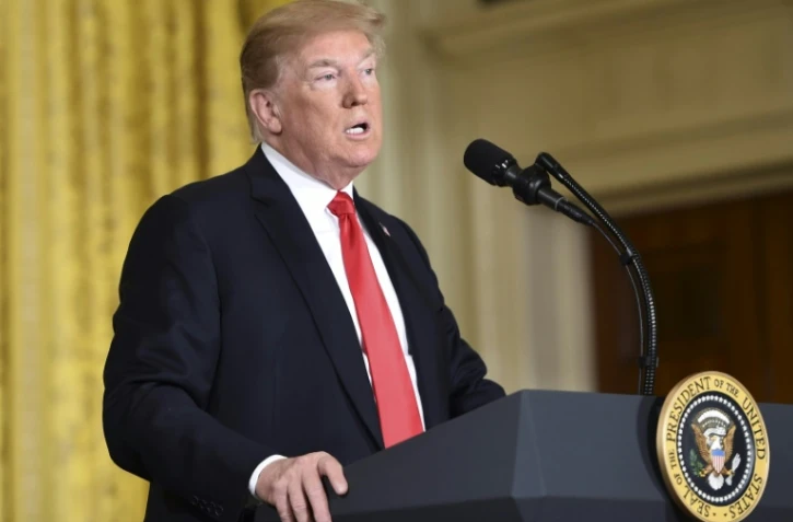 Le président américain Donald Trump à Washington le 18 juin 2018