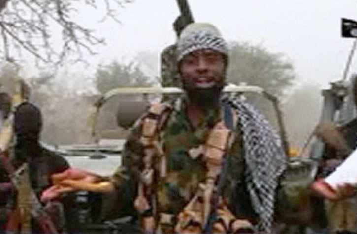 Capture d'écran datant du 29 décembre 2016 d'une nouvelle vidéo du chef de Boko Haram, Abubakar Shekau, dans un endroit tenu secret.