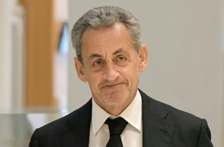 L'ancien président de la République Nicolas Sarkozy arrive au palais de justice de Paris, le 20 janvier 2025