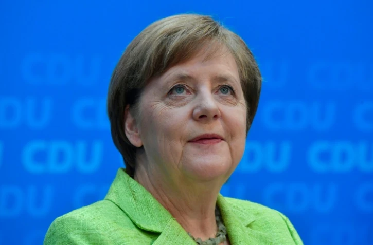 La chancelière allemande Angela Merkel à Berlin le 27 mars 2017