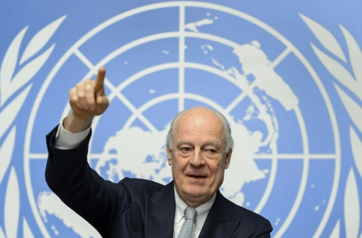 L'émissaire de l'ONU pour la Syrie, Staffan de Mistura, à Genève le 25 janvier 2016