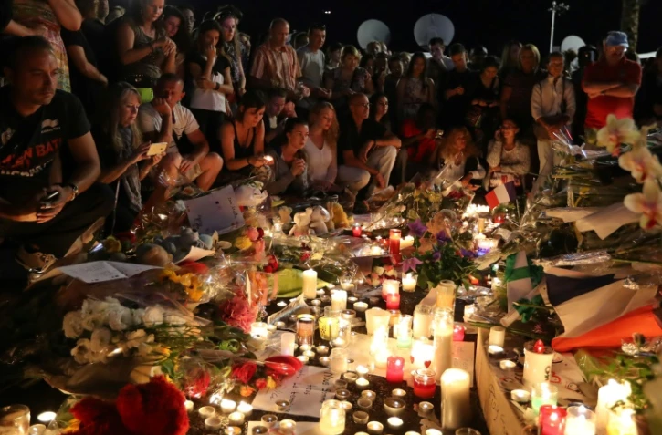 Memorial aux victimes de l'attentat de Nice, le 15 juillet 2016 à Nice