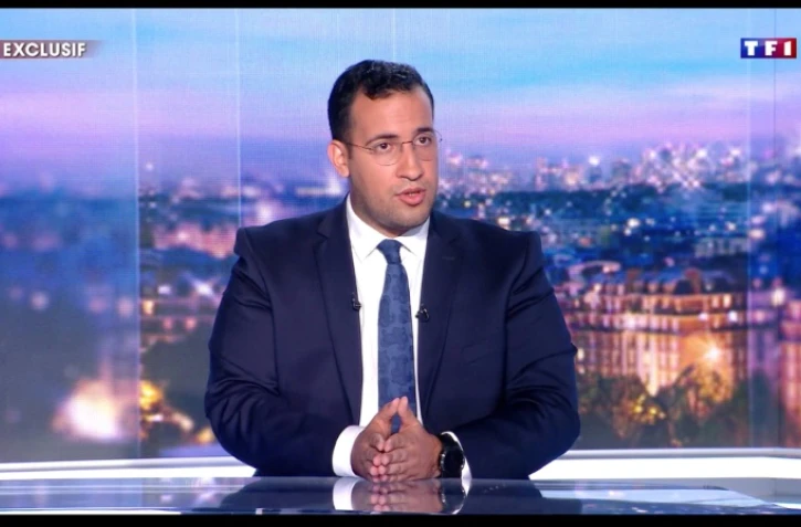 Alexandre Benalla lors de son interview sur TF1 le 27 juillet 2018