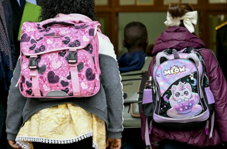 Rentrée 2025 à l'école élémentaire Vigée-Lebrun, à Paris, le 1er septembre 2025