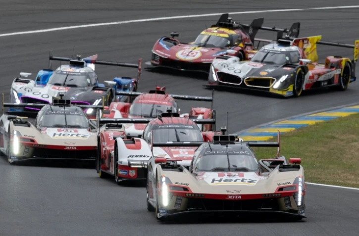 Des pilotes au départ des 24 Heures du Mans (Sarthe), le 14 juin 2025