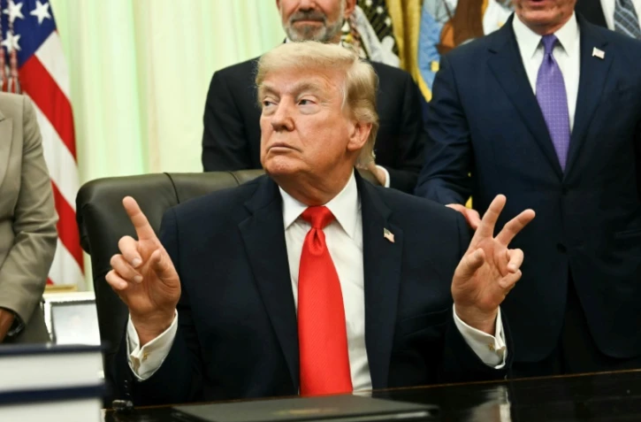 Le président américain Donald Trump dans le bureau ovale à la Maison Blanche, le 11 juin 2026