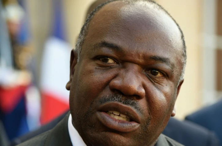 Ali Bongo le 14 septembre 2015 à l'Elysée à Paris