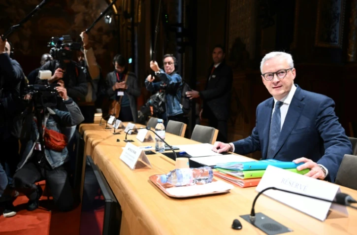 L'ancien ministre de l'Économie Bruno Le Maire devant la commission des Finances du Sénat à Paris, le 7 novembre 2024