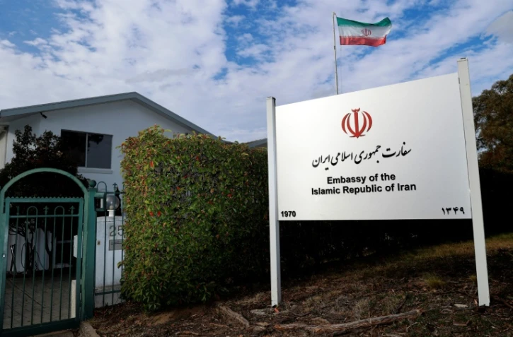 L'ambassade d'Iran à Canberra, le 26 août 2025 en Australie