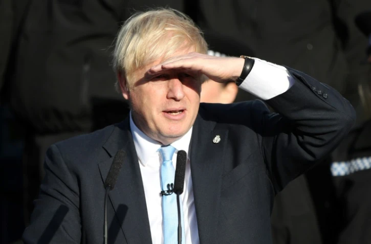 Le Premier ministre britannique Boris Johnson, le 5 septembre 2019 à West Yorkshire (nord de l'Angleterre)