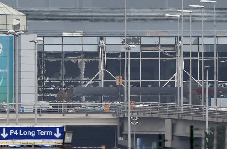L'aéroport de Bruxelles à Zaventem, frappé par des kamikazes jihadistes le 22 mars 2016