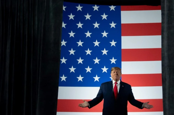 Le président américain Donald Trump, lors d'un meeting de campagne dans l'Ohio le 9 janvier 2020