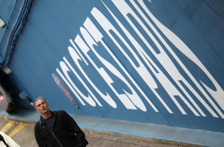 L'entraîneur espagnol du Paris SG Luis Enrique au Parc des Princes, le 6 avril 2024
