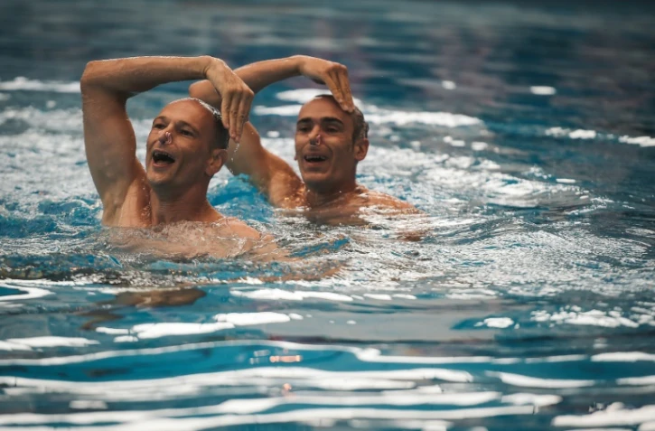 Danse synchronisée aux Gay Games de Paris, photo du 8 août 2018