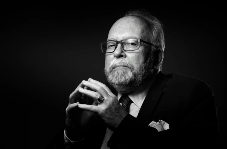 Le trésorier du FN, Wallerand de Saint-Just, le 25 avril 2016 à Paris